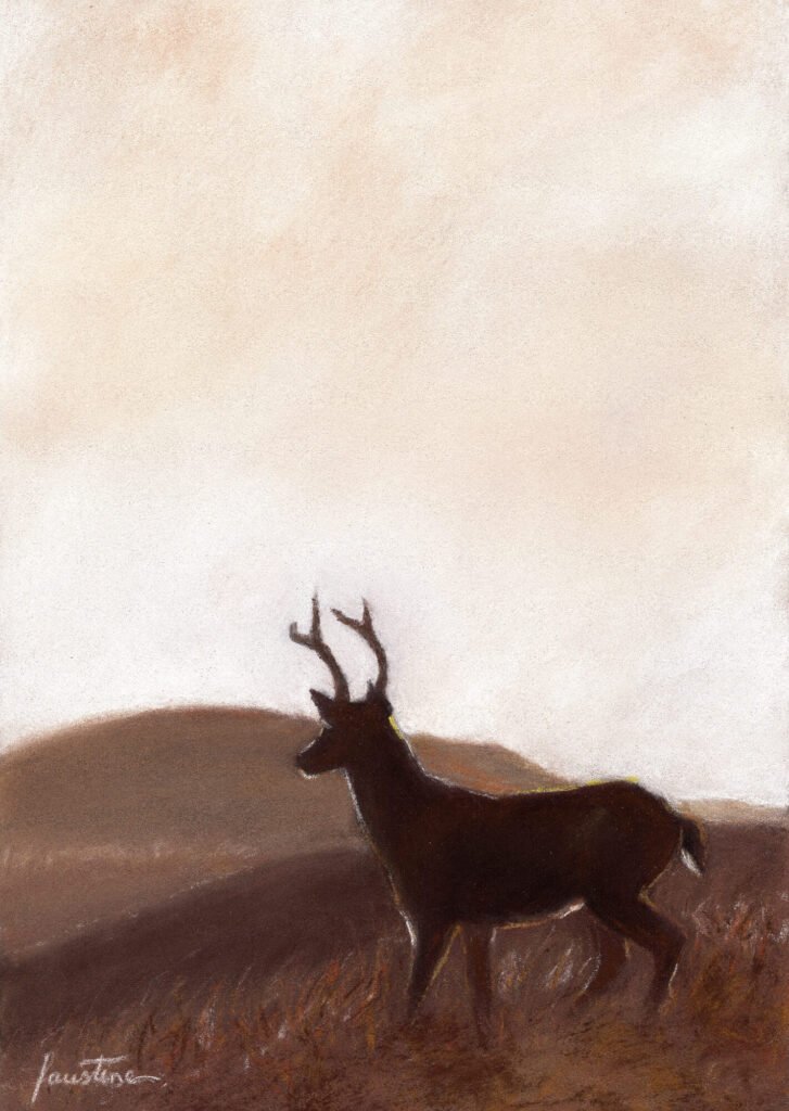 Aux Aguets - Pastel - 21 x 29,7 cm - 100 €